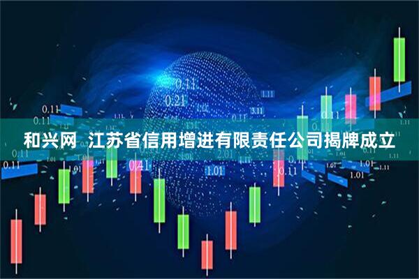 和兴网  江苏省信用增进有限责任公司揭牌成立
