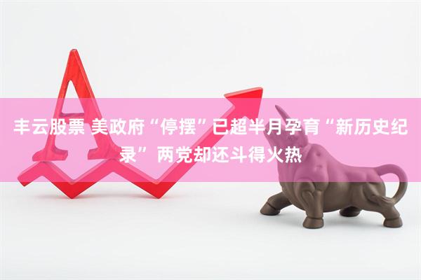 丰云股票 美政府“停摆”已超半月孕育“新历史纪录” 两党却还斗得火热