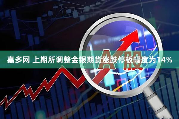 嘉多网 上期所调整金银期货涨跌停板幅度为14%